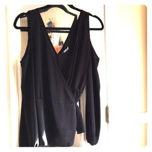 Fashion Nova Cold Shoulder Blouse